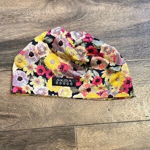 Skida Kids Floral Beanie Hat - Black Multi